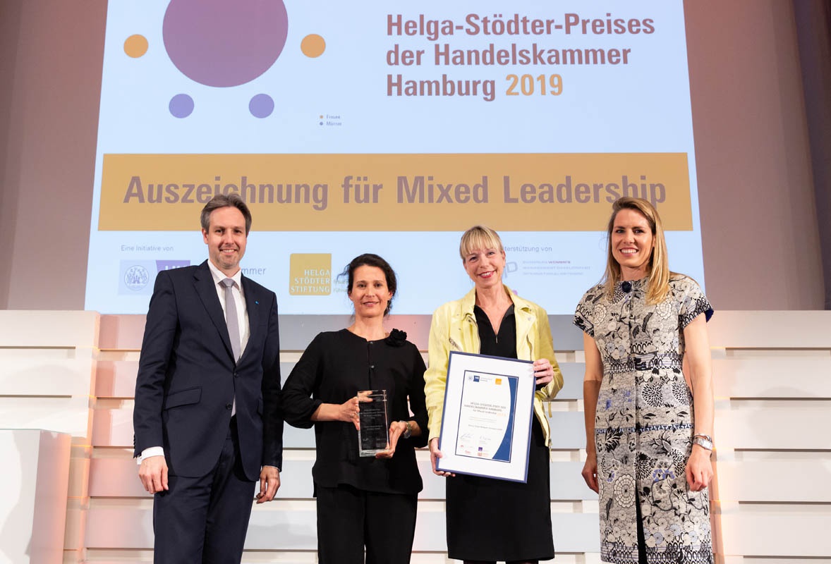Verleihung Helga-Stoedter-Preis 2019  in Hamburg. Foto:  Ulrich Perrey