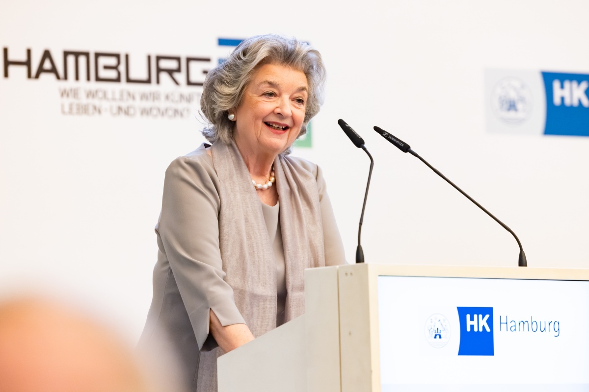 Verleihung des „Helga-Stödter-Preises der Handelskammer Hamburg“ 
am 25. September 2023
Grußwort von Frau Ulrike v. Sobbe, Vorsitzende des Vorstands der Helga Stödter-Stiftung