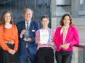 Verleihung des „Helga-Stödter-Preises der Handelskammer Hamburg“ 
am 19. September 2024, UMCO GmbH,
Anika Biehl und Ulf Christoph Inzelmann, beide geschäftsführende
Gesellschafter, Team Heideck (Michaela Beck & Anna Maria Heidenreich)